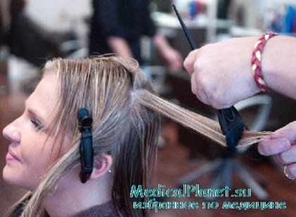 кератиновое выпрямление волос